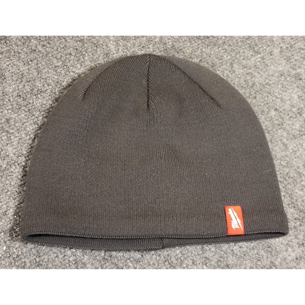 Milwaukee Tools Fleece Lined Beanie Hat One Size Dark Gray